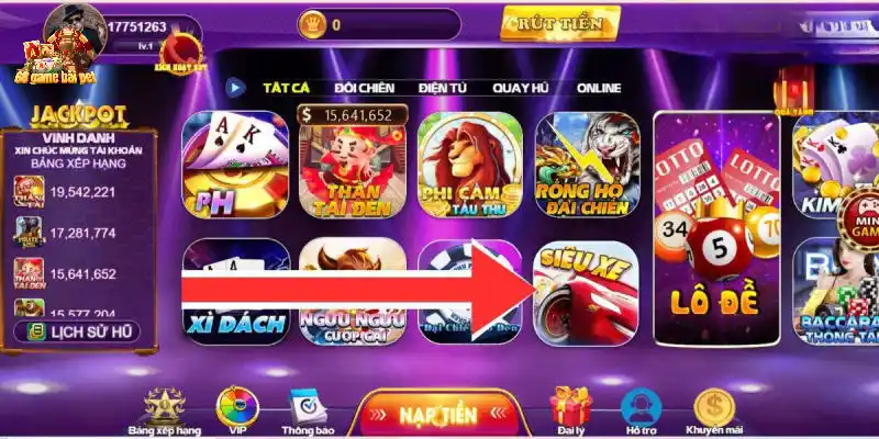 Siêu xe 68 game bài thưởng cược lên đến 40 lần